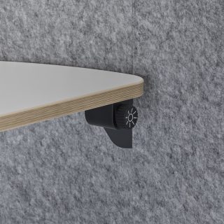 Herman Miller Bay Work Pod Dimmable lights
